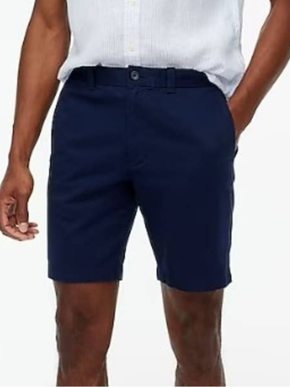 J. Crew Flex Gramercy Chino Shorts, Navy – Men's 38 Waist